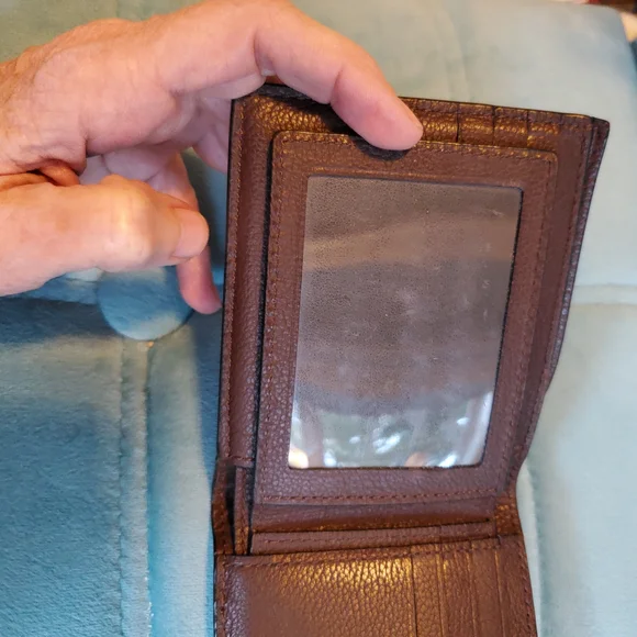 Coach 3-in-1 Wallet Dark Saddle Sport Calf Leather - Picture 5 of 17